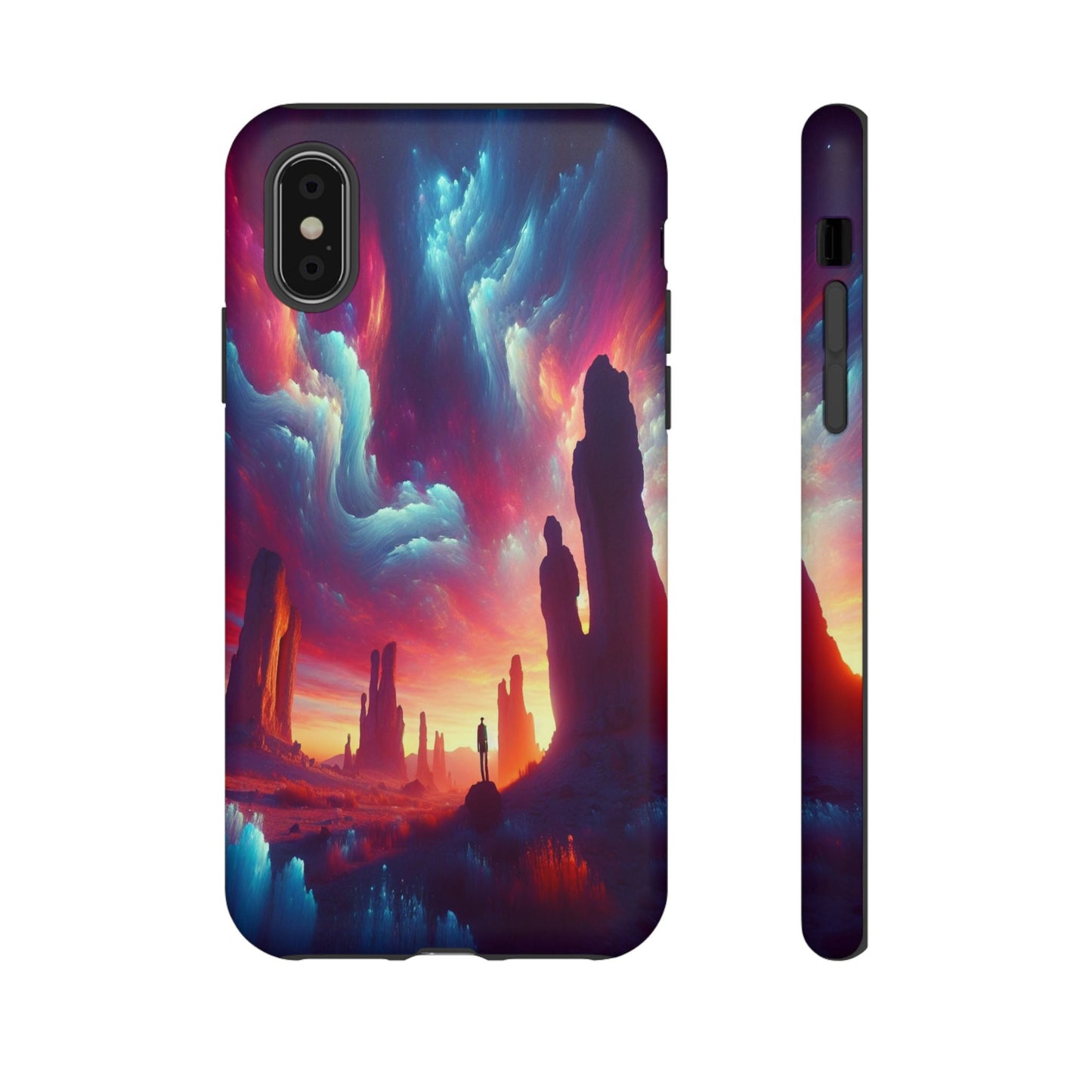 Wanderer in the Painted Sky - Phone Case