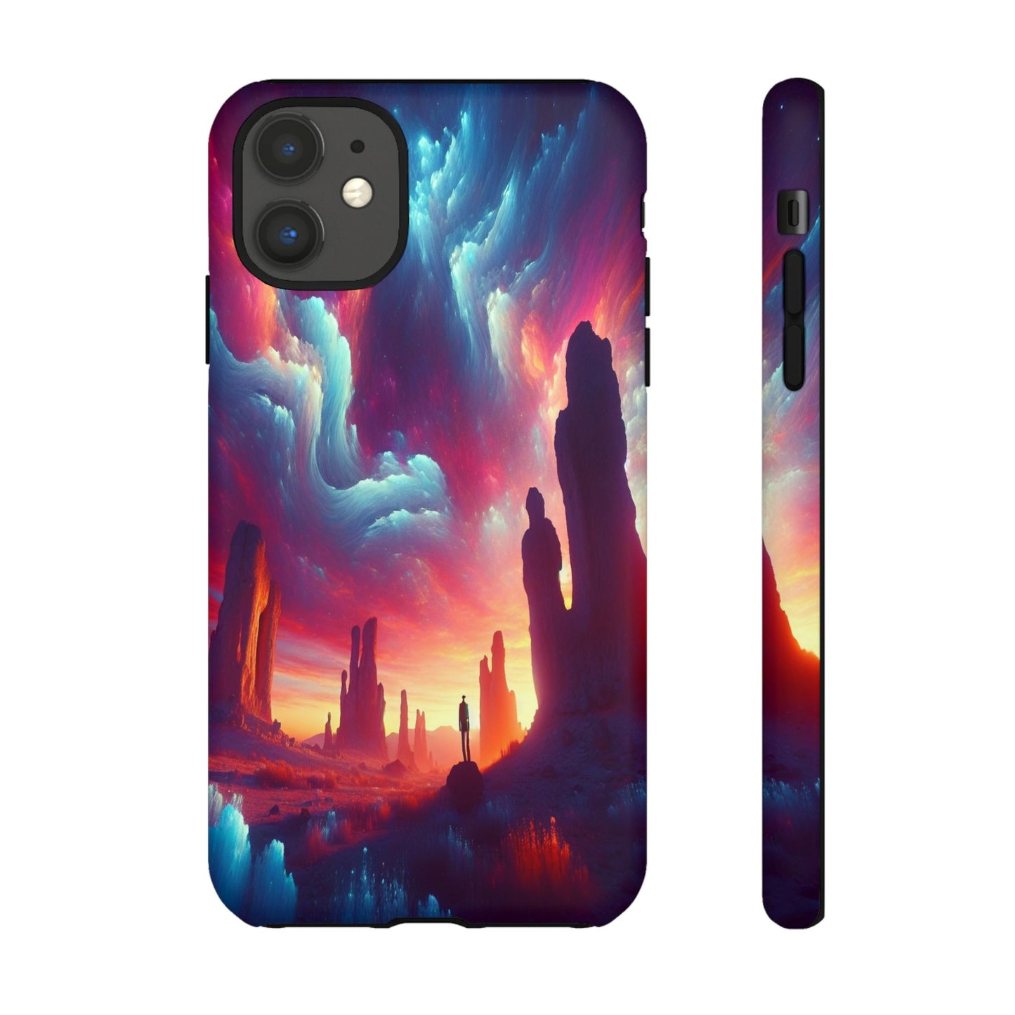 Wanderer in the Painted Sky - Phone Case