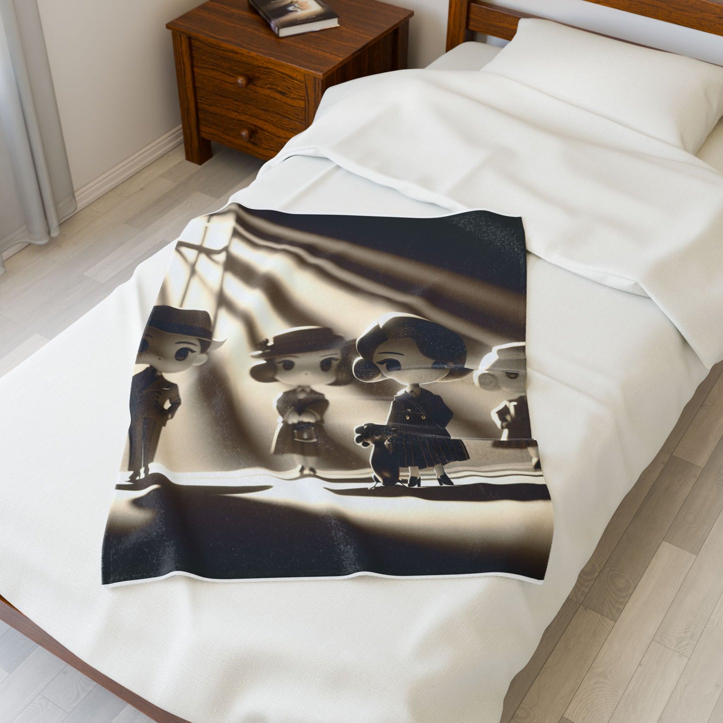 Mystery and Shadows - Plush Blanket