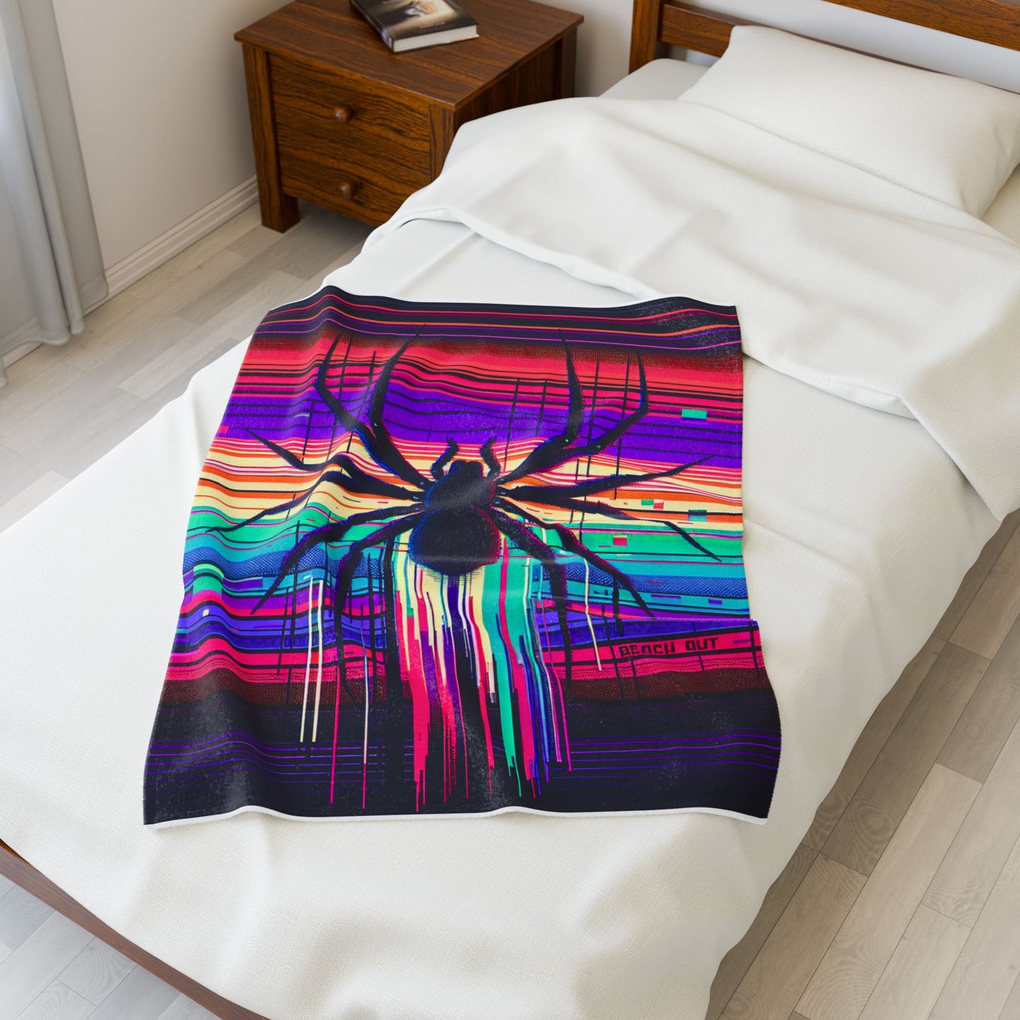 Arachnid Glitch- Plush Blanket