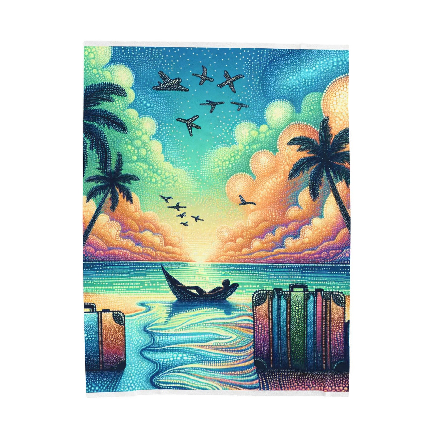 Seaside Escape - Plush Blanket