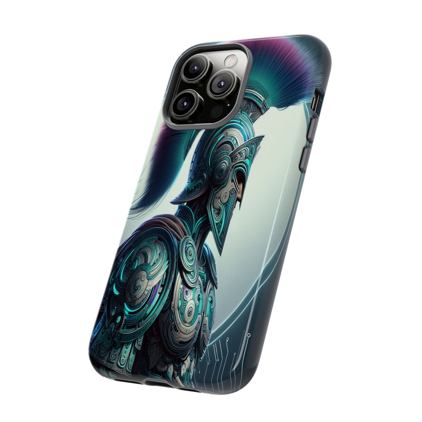 Custom ProtectiveGuardian of the Digital RealmIphone Case Compatible With Iphone 16 15 14 - Phone Cover