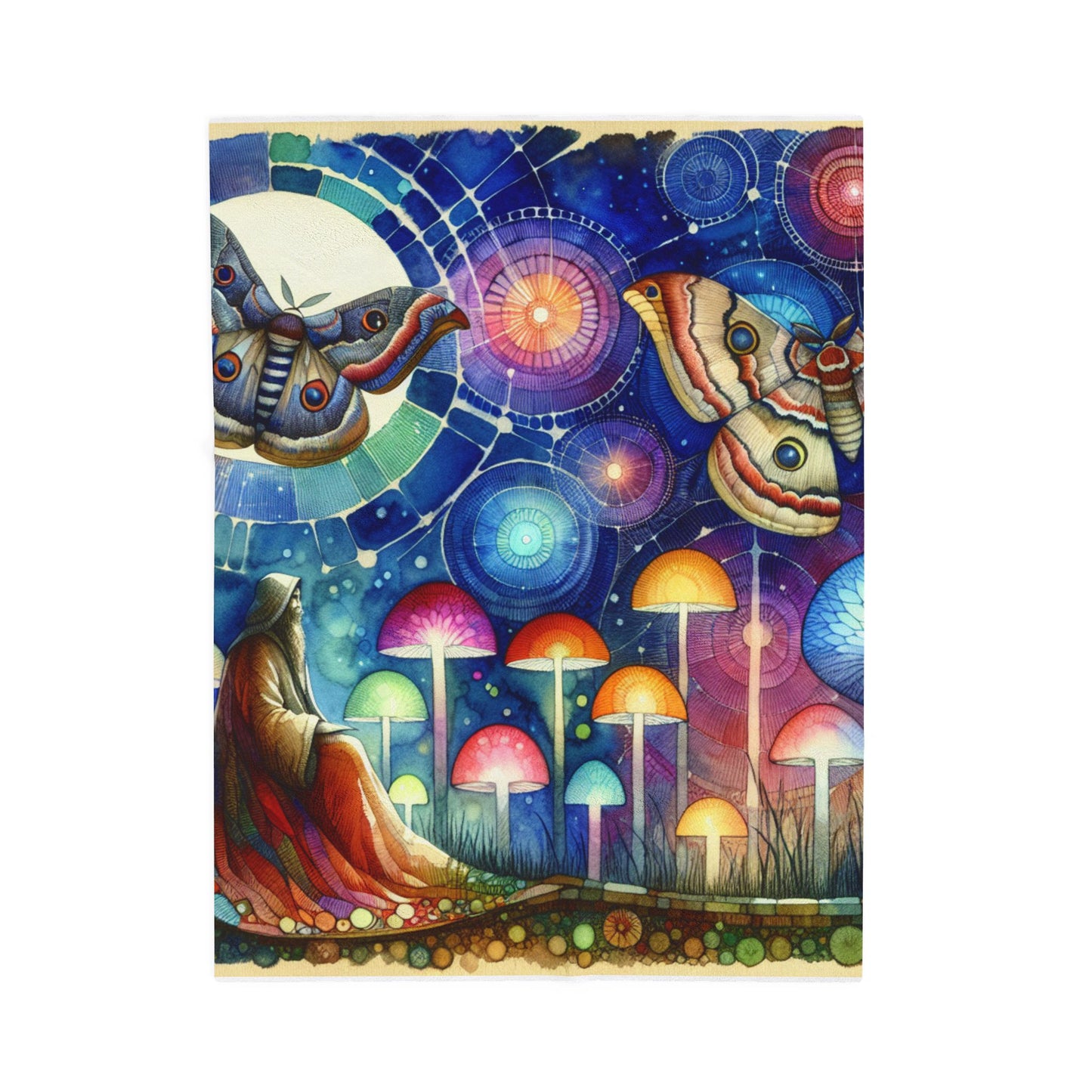 Mosaic of Enchantment - Plush Blanket