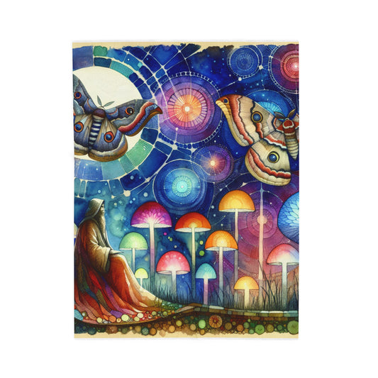 Mosaic of Enchantment - Plush Blanket