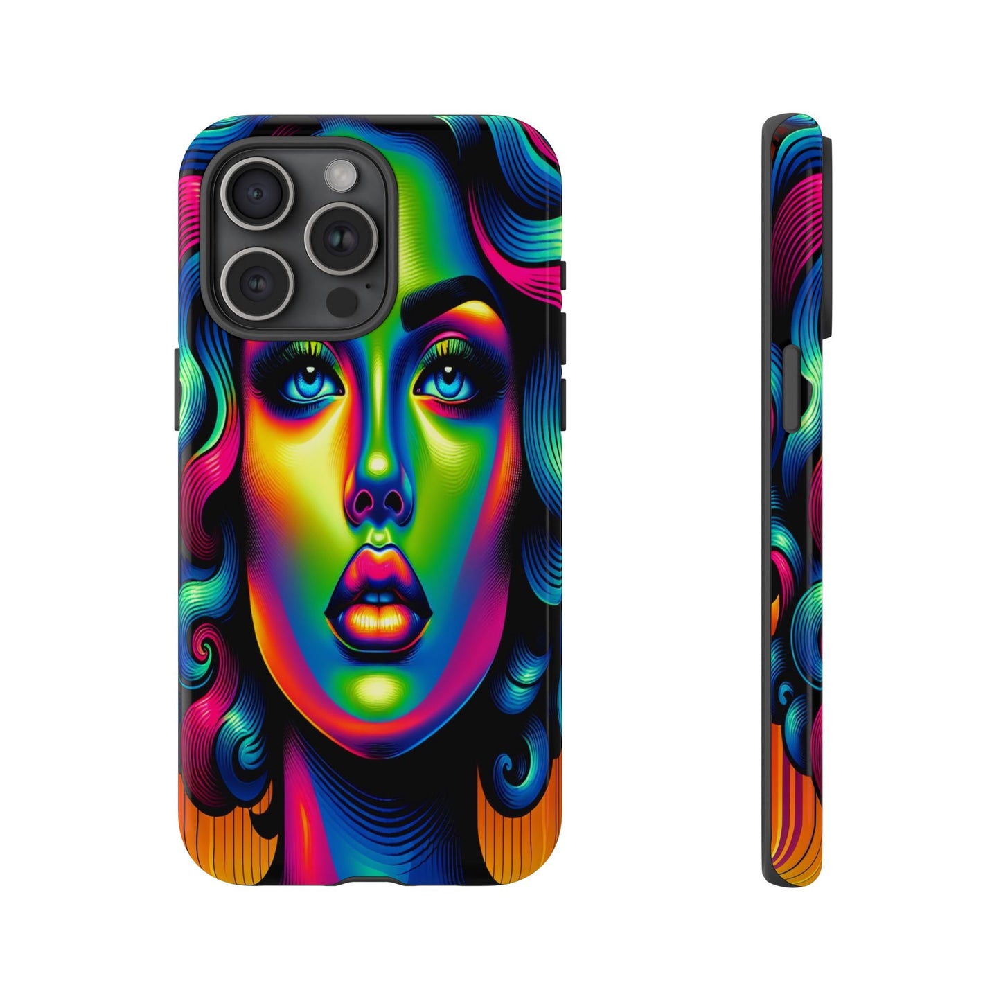 Custom Protective Spectrum Radiance Iphone Case Compatible With Iphone 16 15 14 - Phone Cover