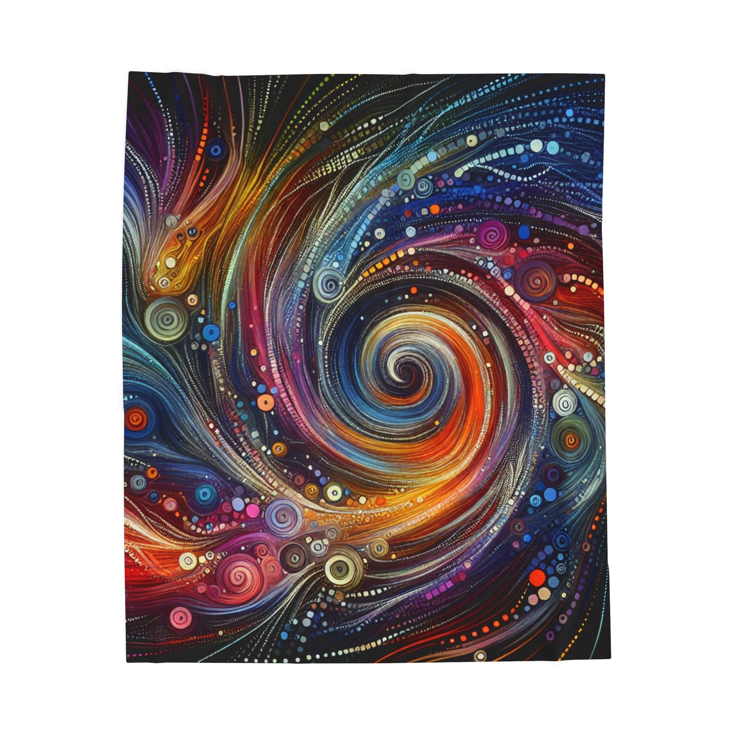 Swirl of Imagination - Plush Blanket
