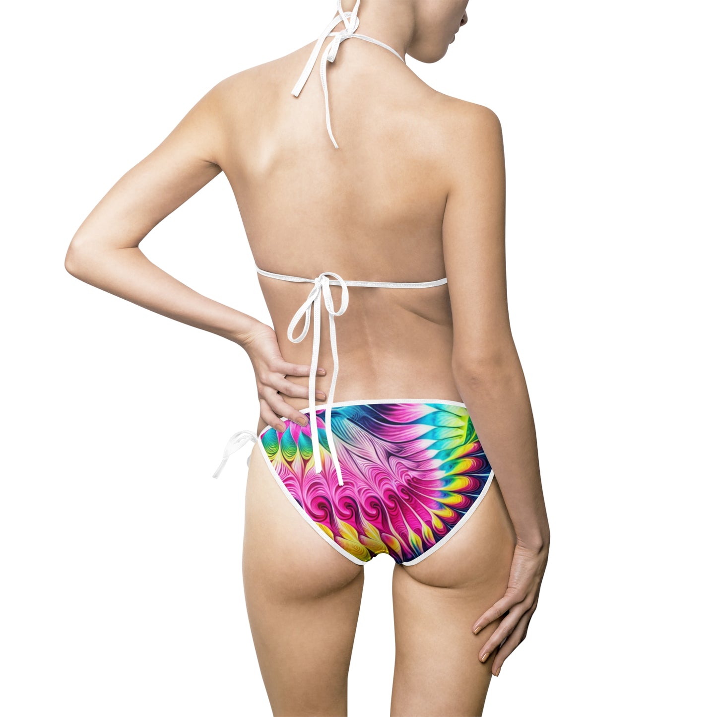Women's Kaleidoscopic Whirls Bikini Swimsuit