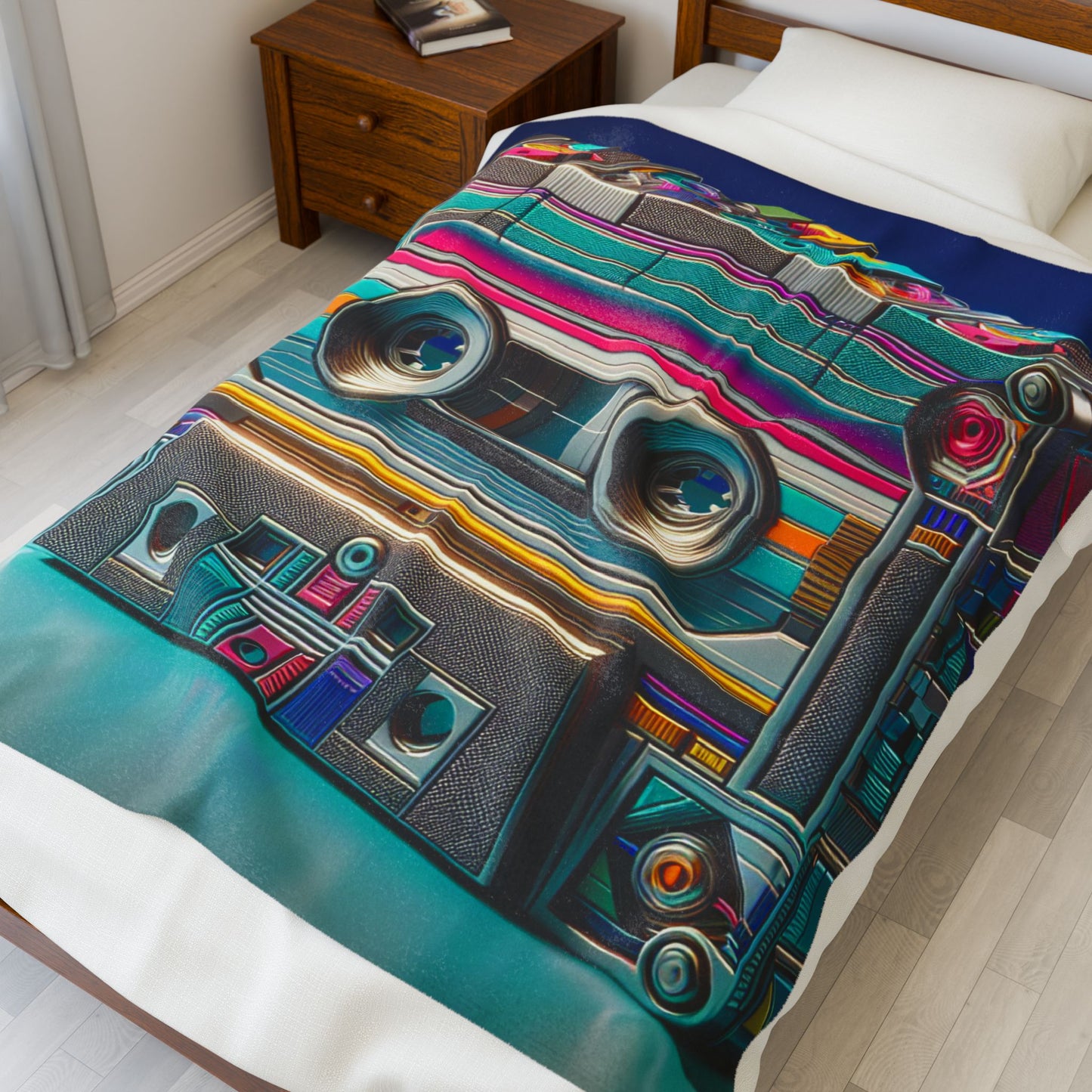 Retro Audio Tape Revival- Plush Blanket