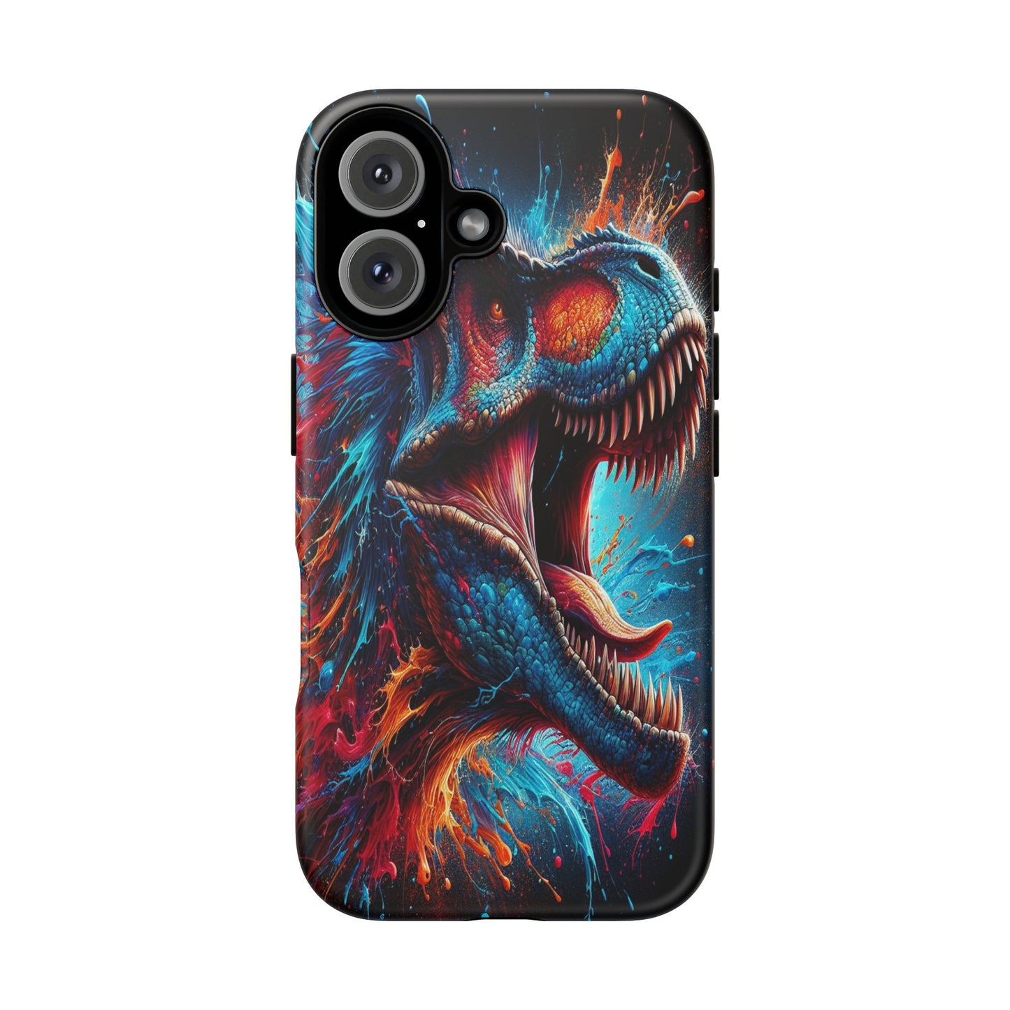 Colorburst Dinosaur Roar - Phone Case