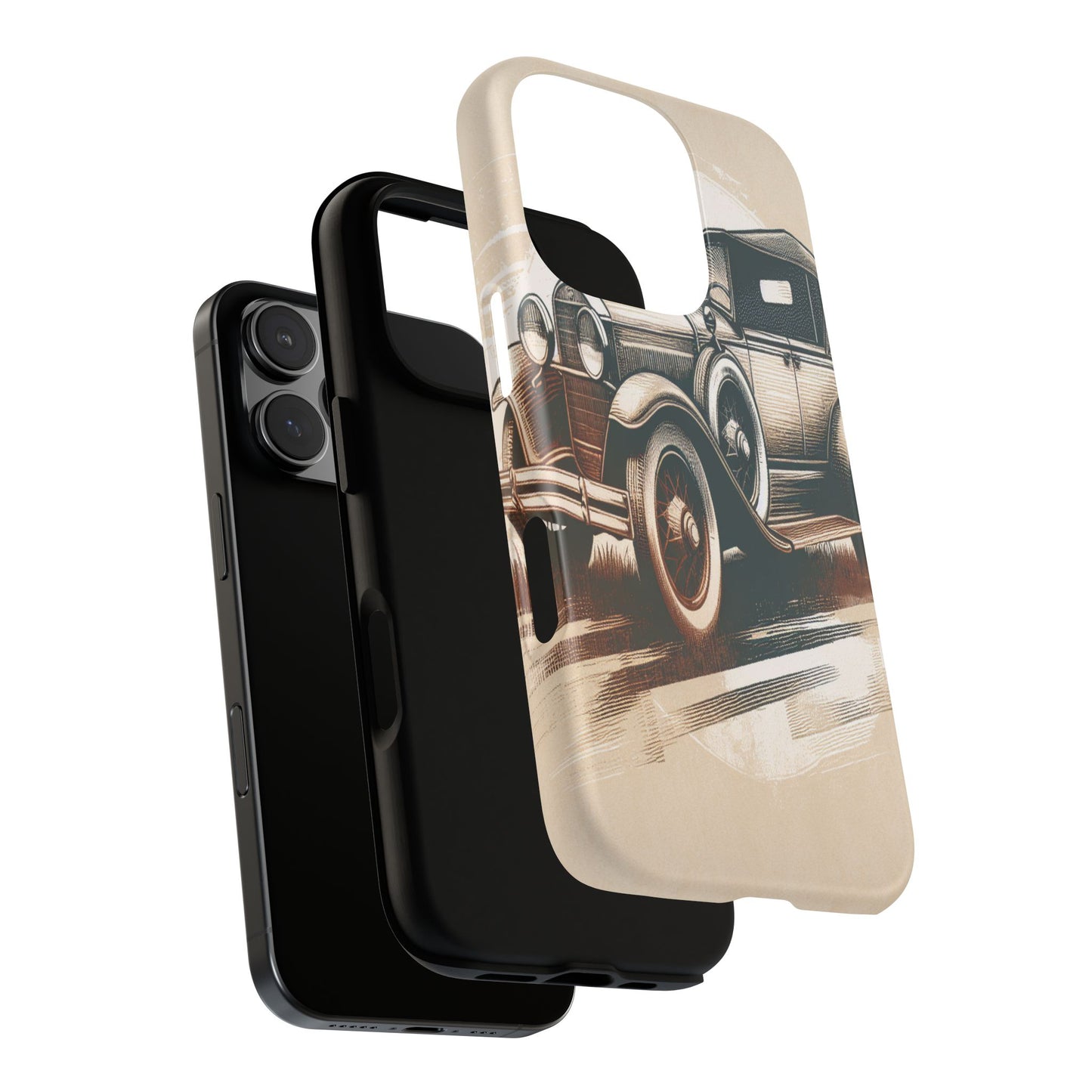 Vintage Wheels in Motion - Phone Case