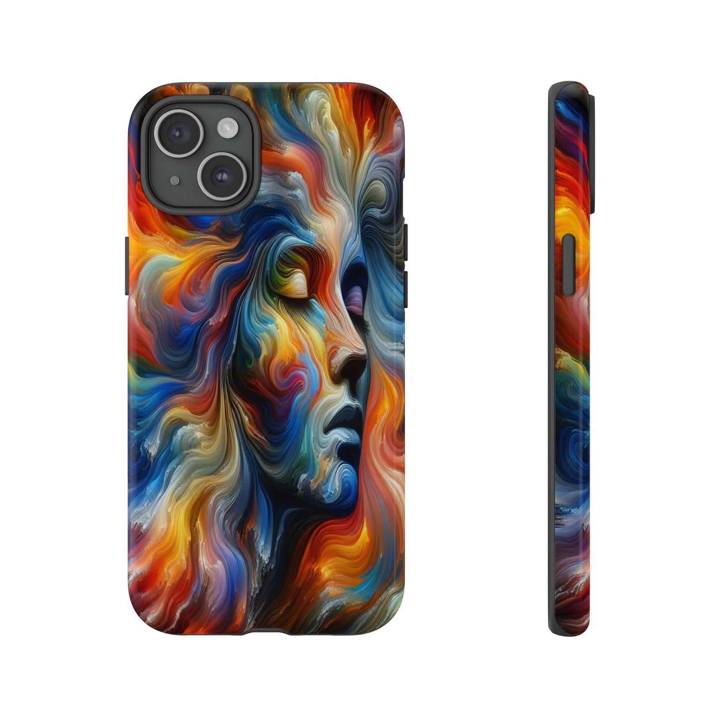 Custom Protective Whirlwind of Colors Iphone Case Compatible With Iphone 16 15 14 - Phone Cover