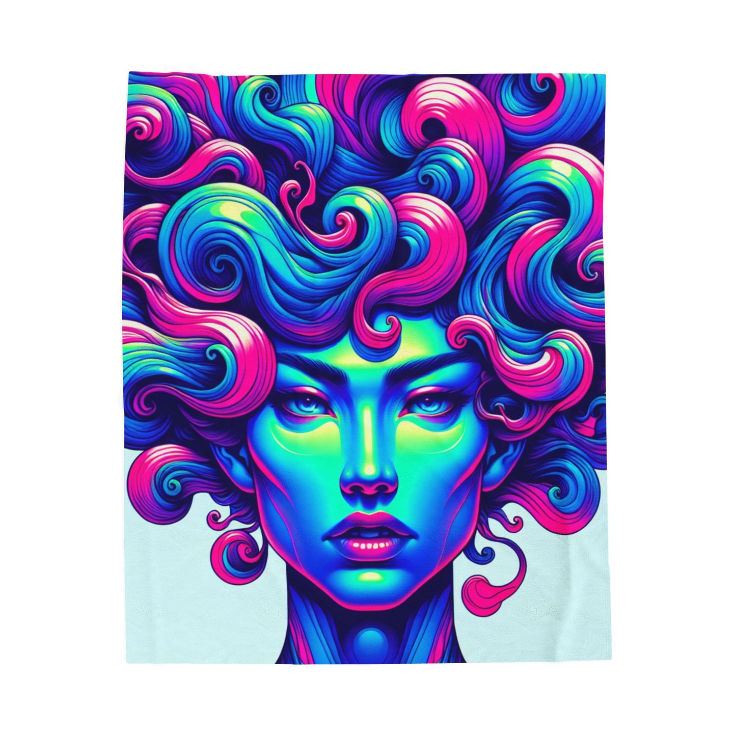 Enigmatic Expression - Plush Blanket