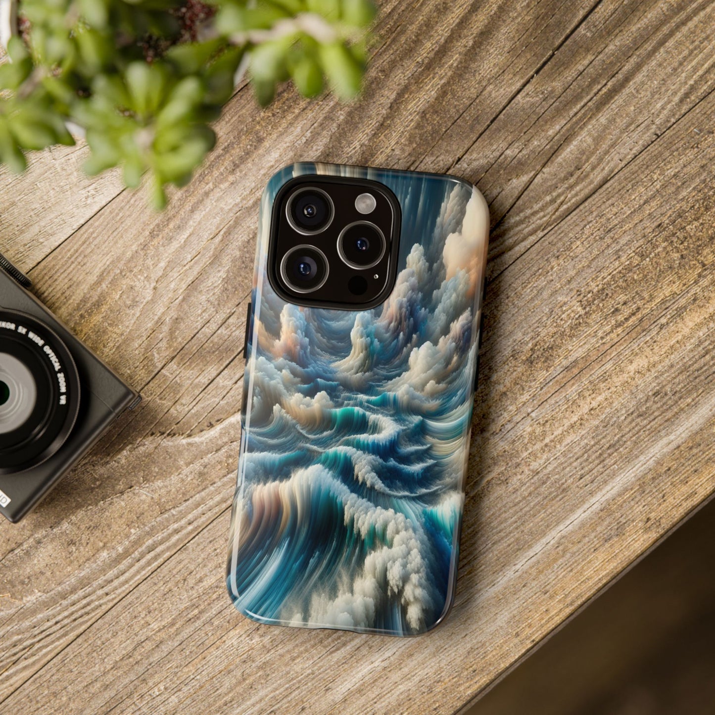 Waves of Clouded Light - Phone Case