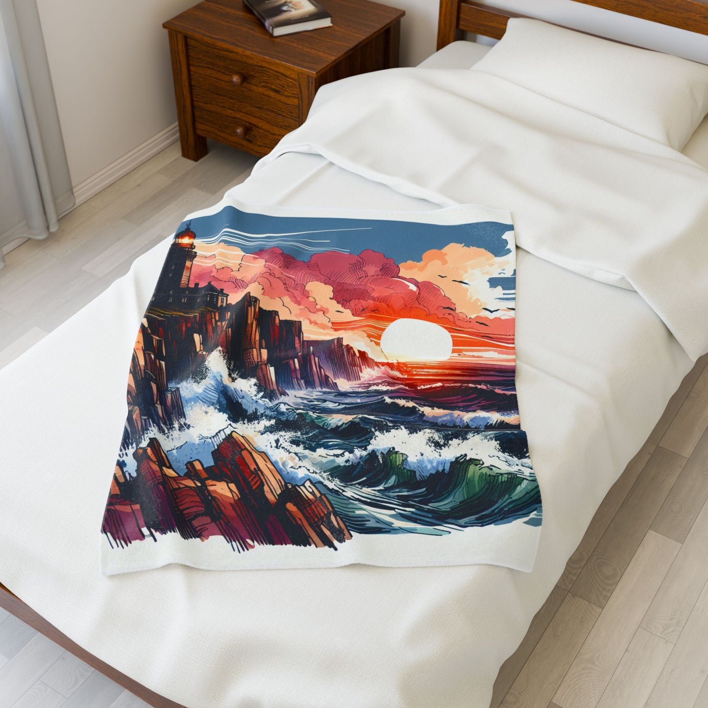 Beacon at the Edge - Plush Blanket