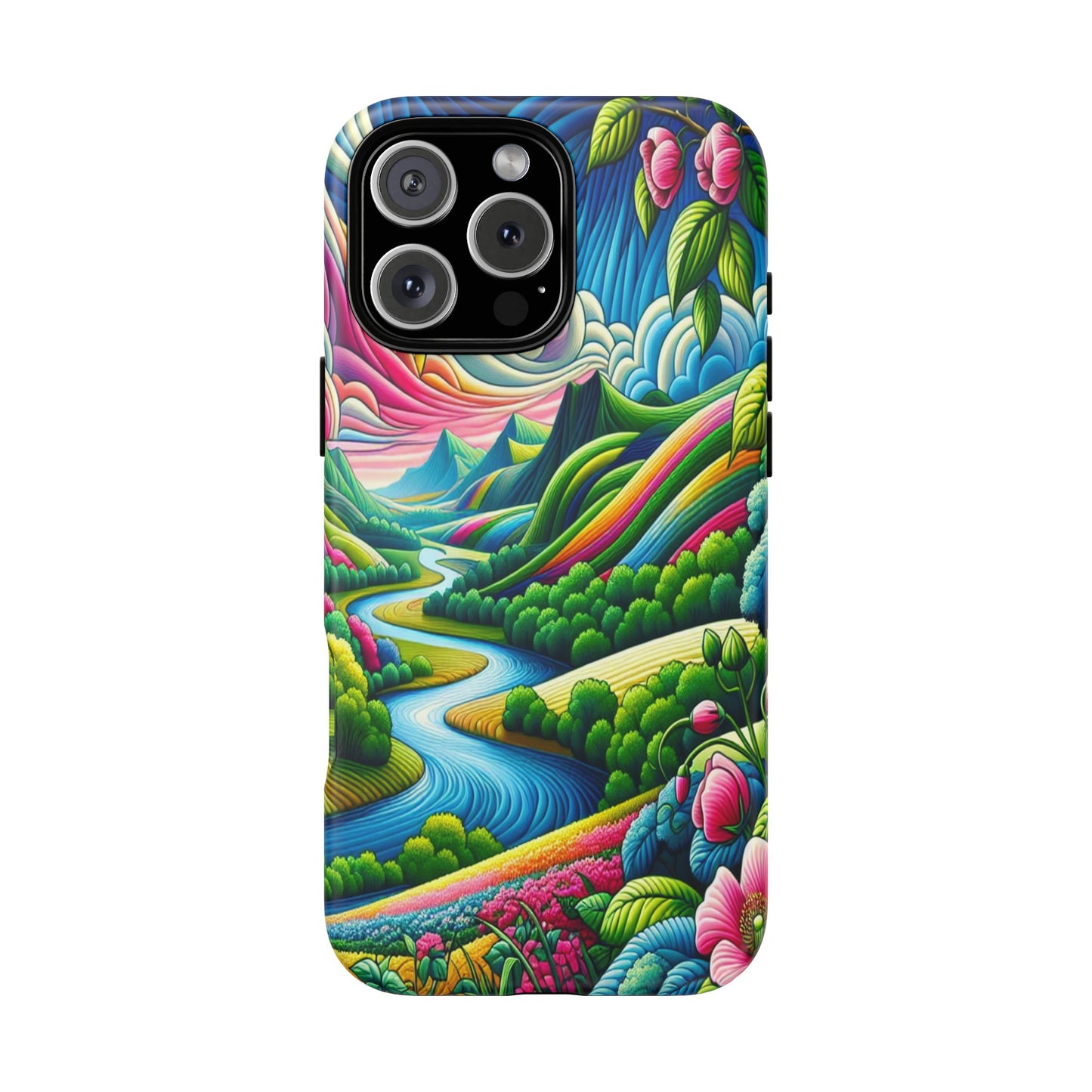 Colorful Landscape Fantasy - Phone Case