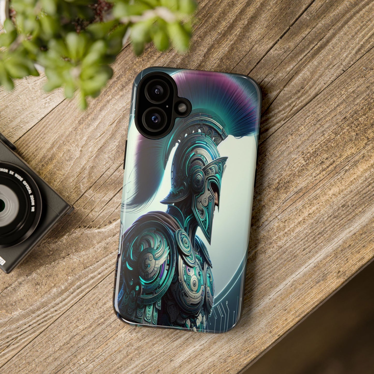 Custom ProtectiveGuardian of the Digital RealmIphone Case Compatible With Iphone 16 15 14 - Phone Cover
