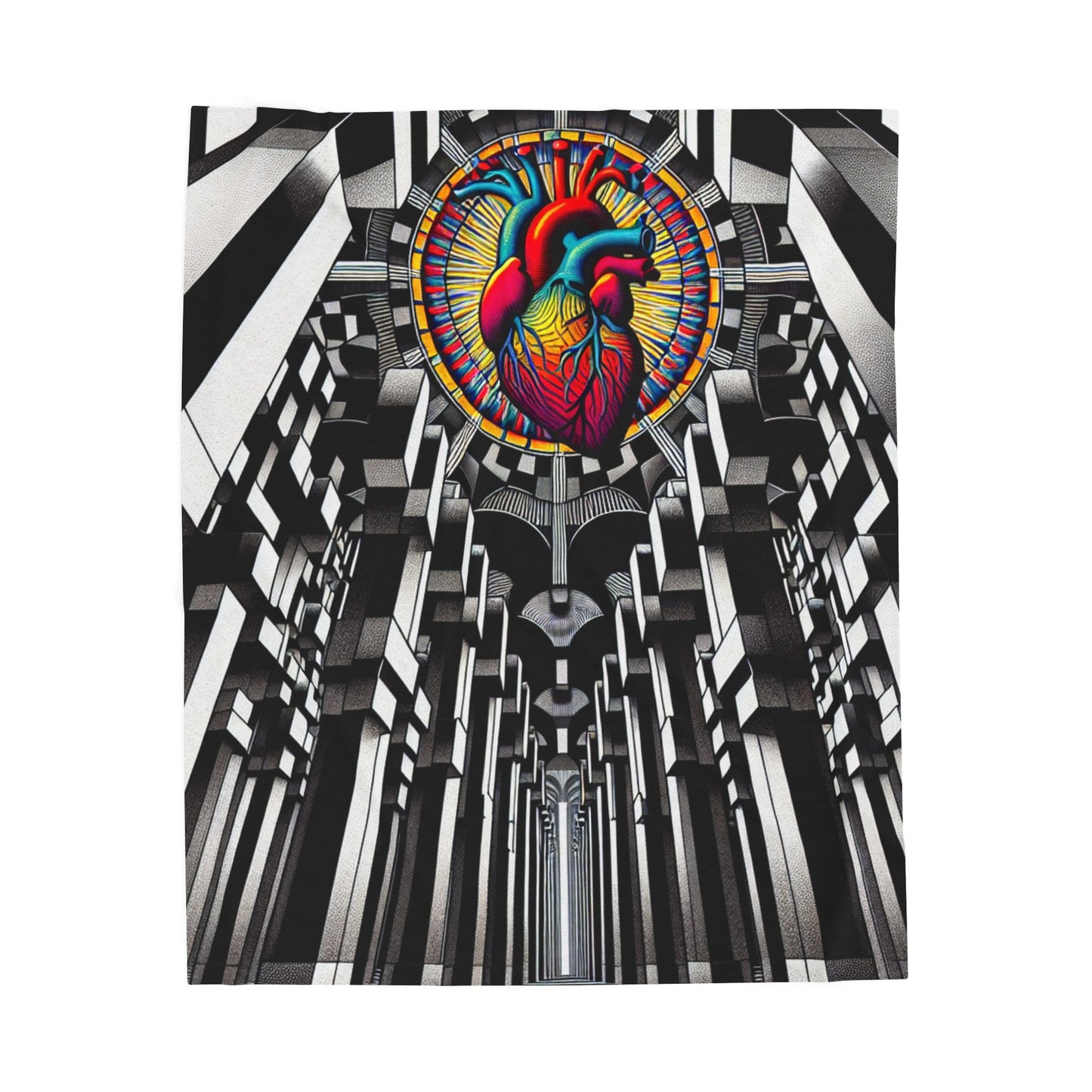 Heart of the Labyrinth - Plush Blanket