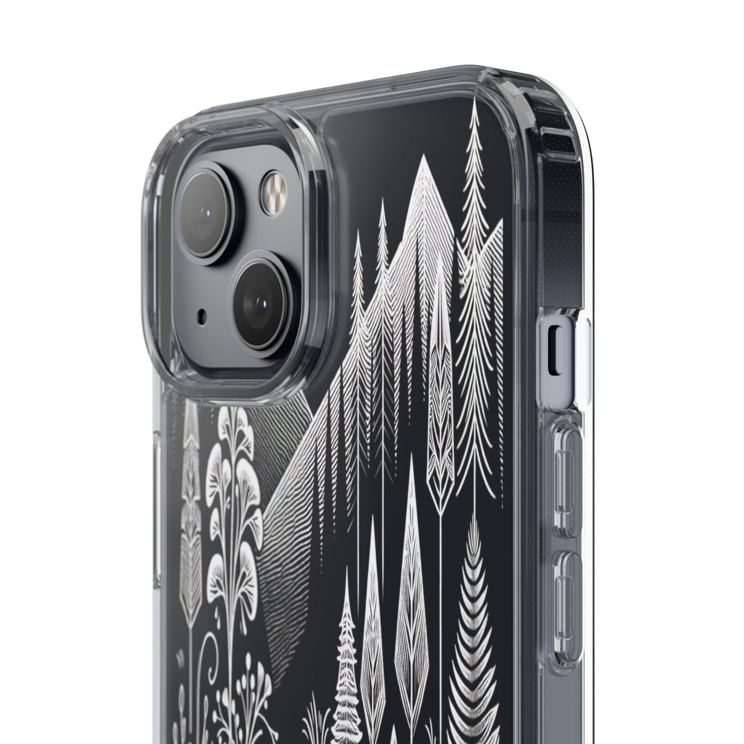 Transparent Alpine Wilderness Pathways Iphone Case Compatible With Iphone 16 15 14 - Clear Phone Cover