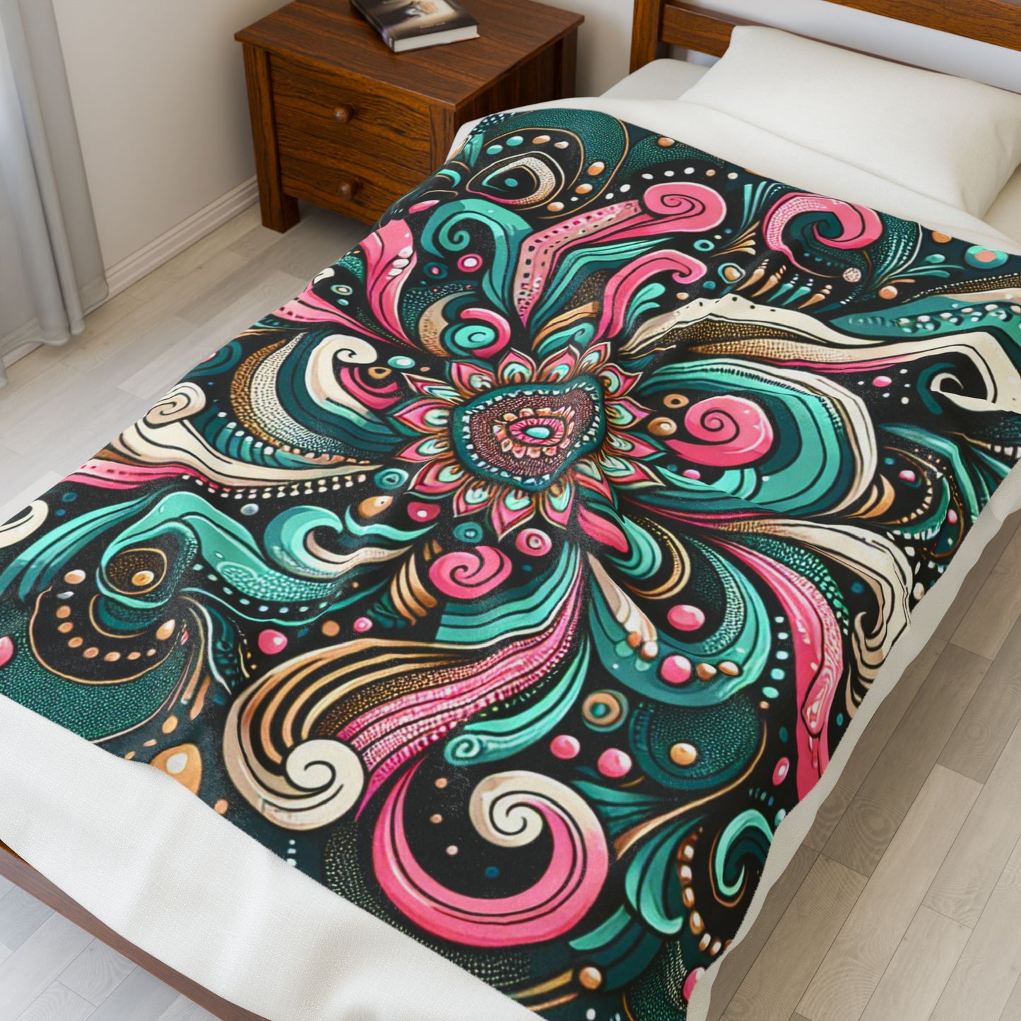 Curves in Motion - Plush Blanket