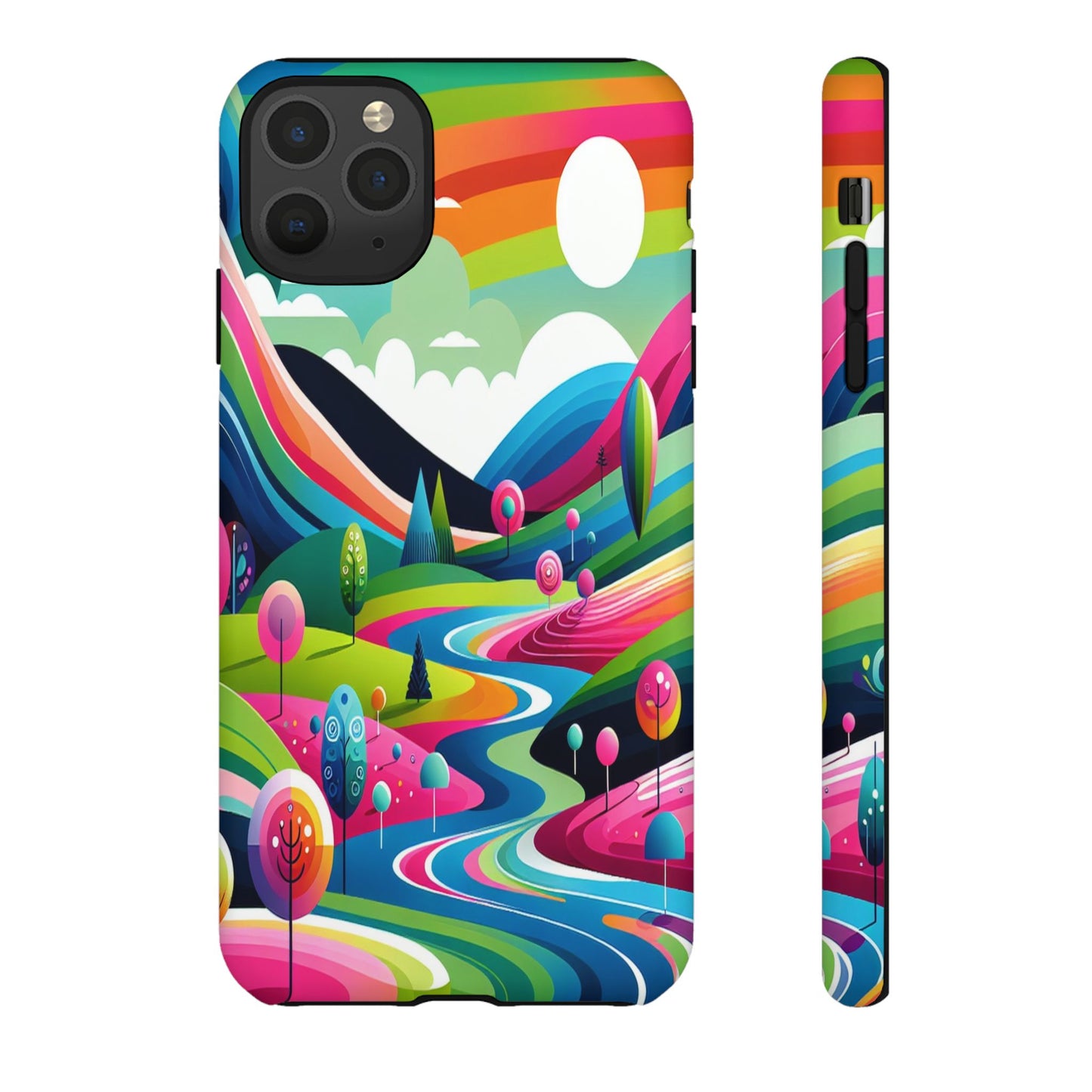 Colorful Landscape Journey - Phone Case