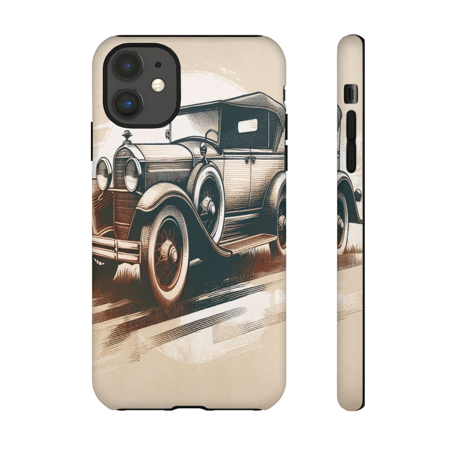 Vintage Wheels in Motion - Phone Case