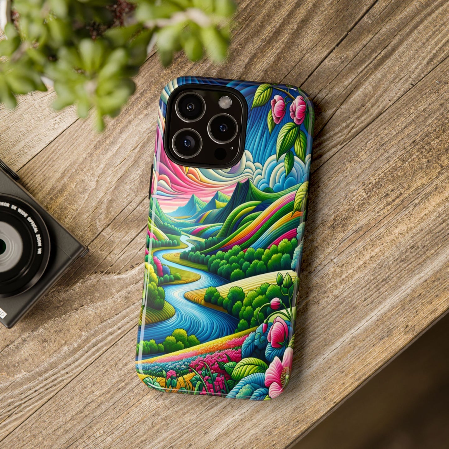 Colorful Landscape Fantasy - Phone Case