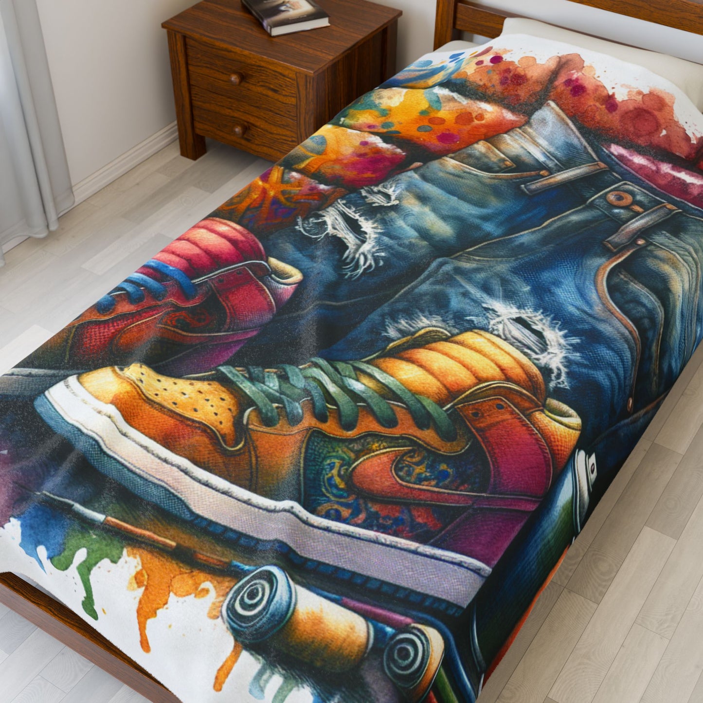 Street Expression Reimagined - Plush Blanket