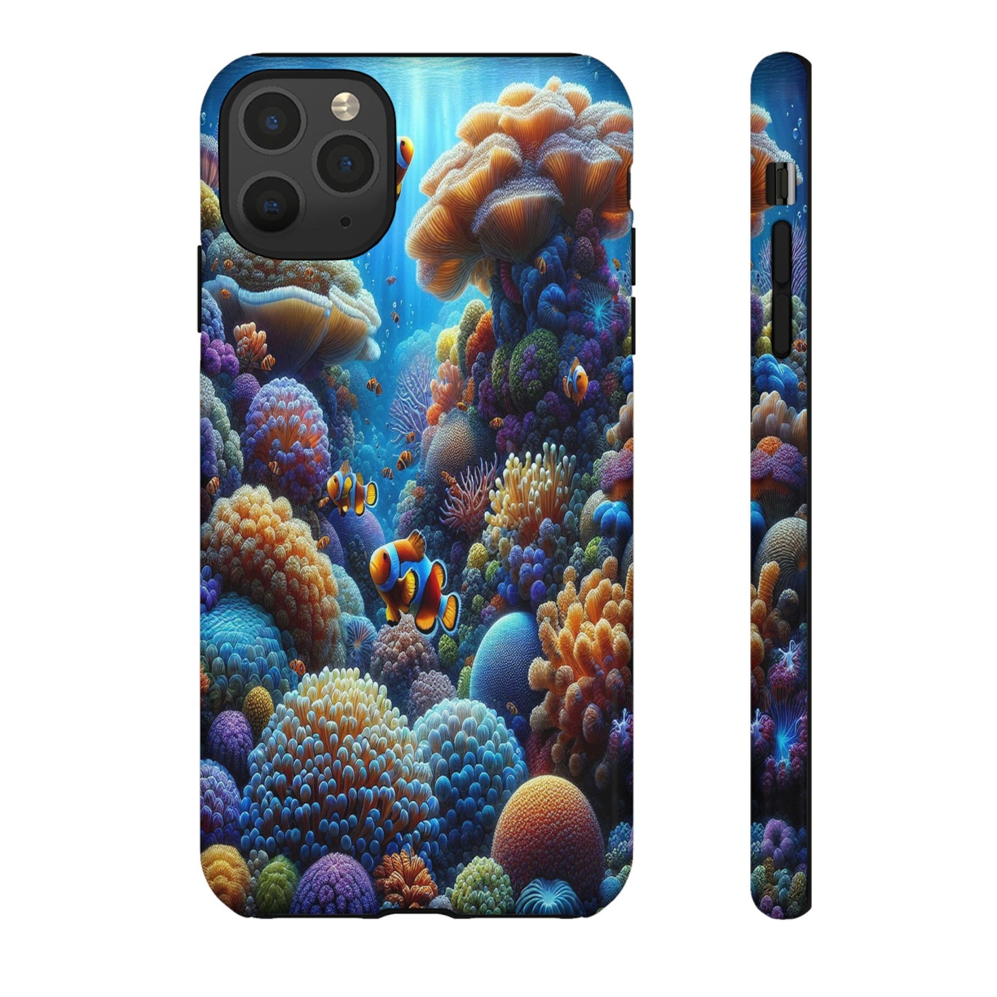 Custom ProtectiveUnderwater Paradise Alive with ColorIphone Case Compatible With Iphone 16 15 14 - Phone Cover