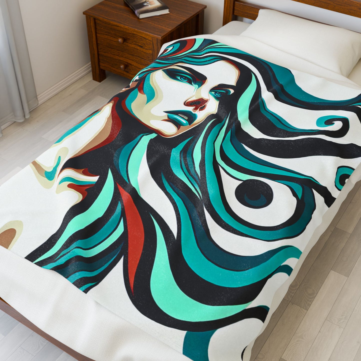 Flowing Grace - Plush Blanket