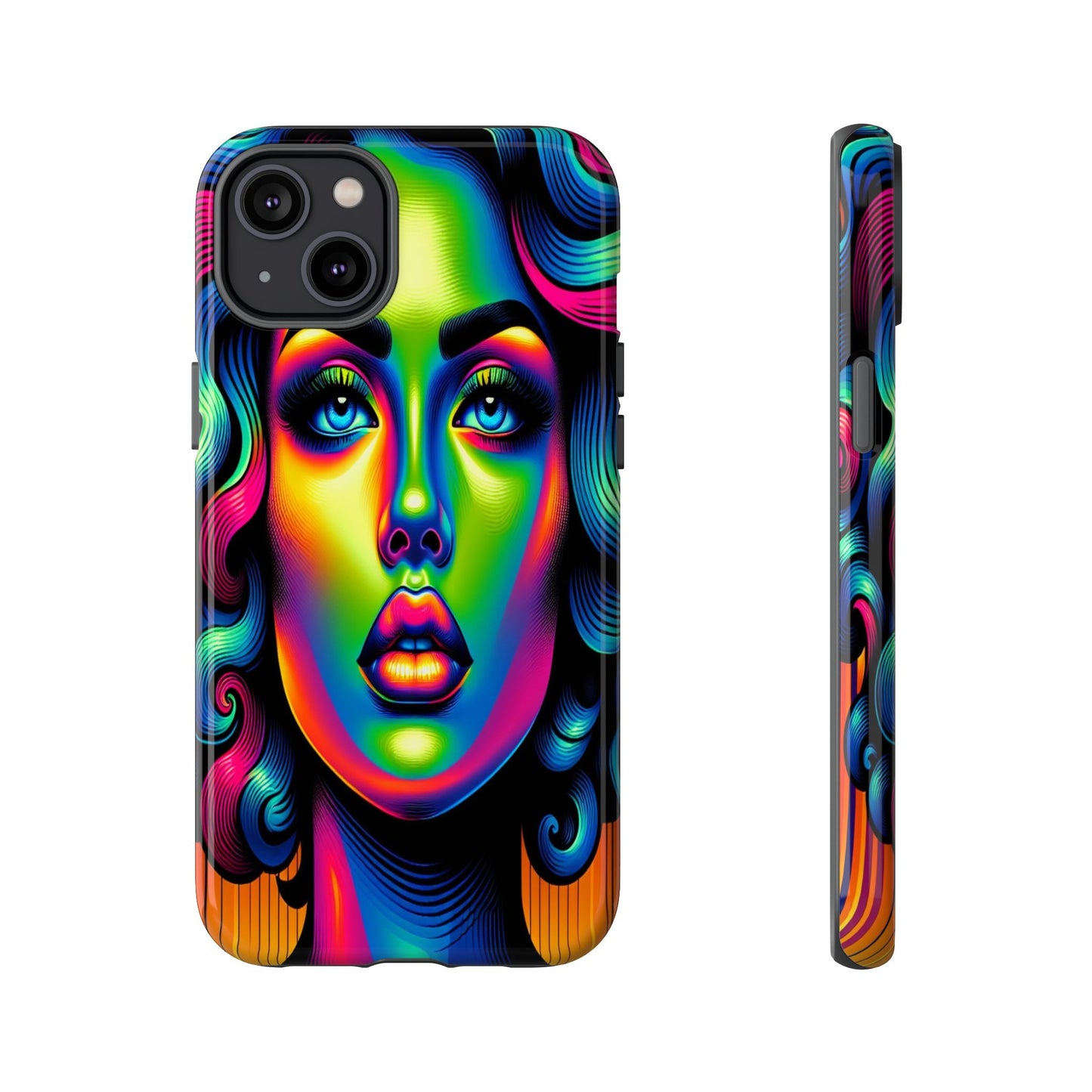 Custom Protective Spectrum Radiance Iphone Case Compatible With Iphone 16 15 14 - Phone Cover