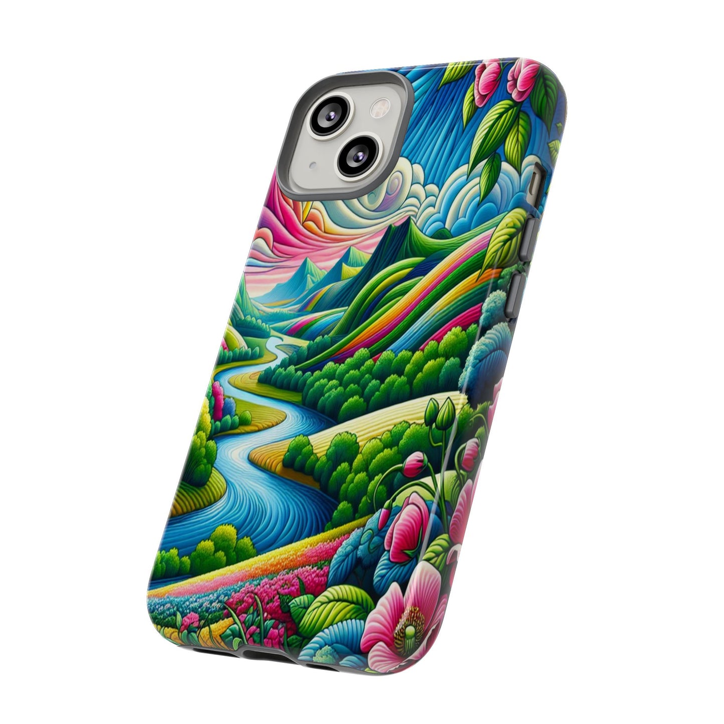 Colorful Landscape Fantasy - Phone Case