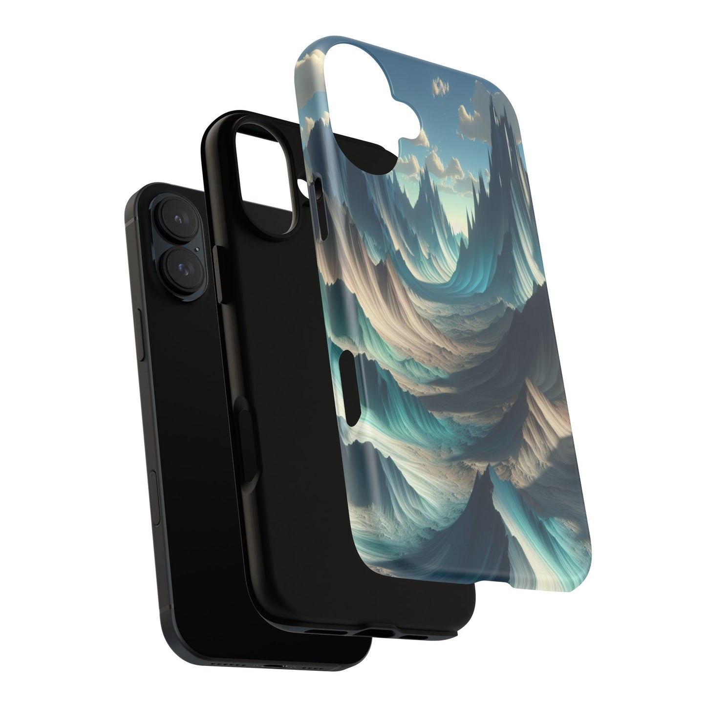 Whispering Peaks of Imagination - Phone Case