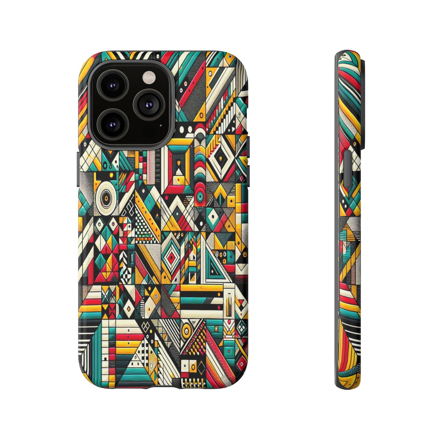 Custom ProtectiveGeometric KaleidoscopeIphone Case Compatible With Iphone 16 15 14 - Phone Cover