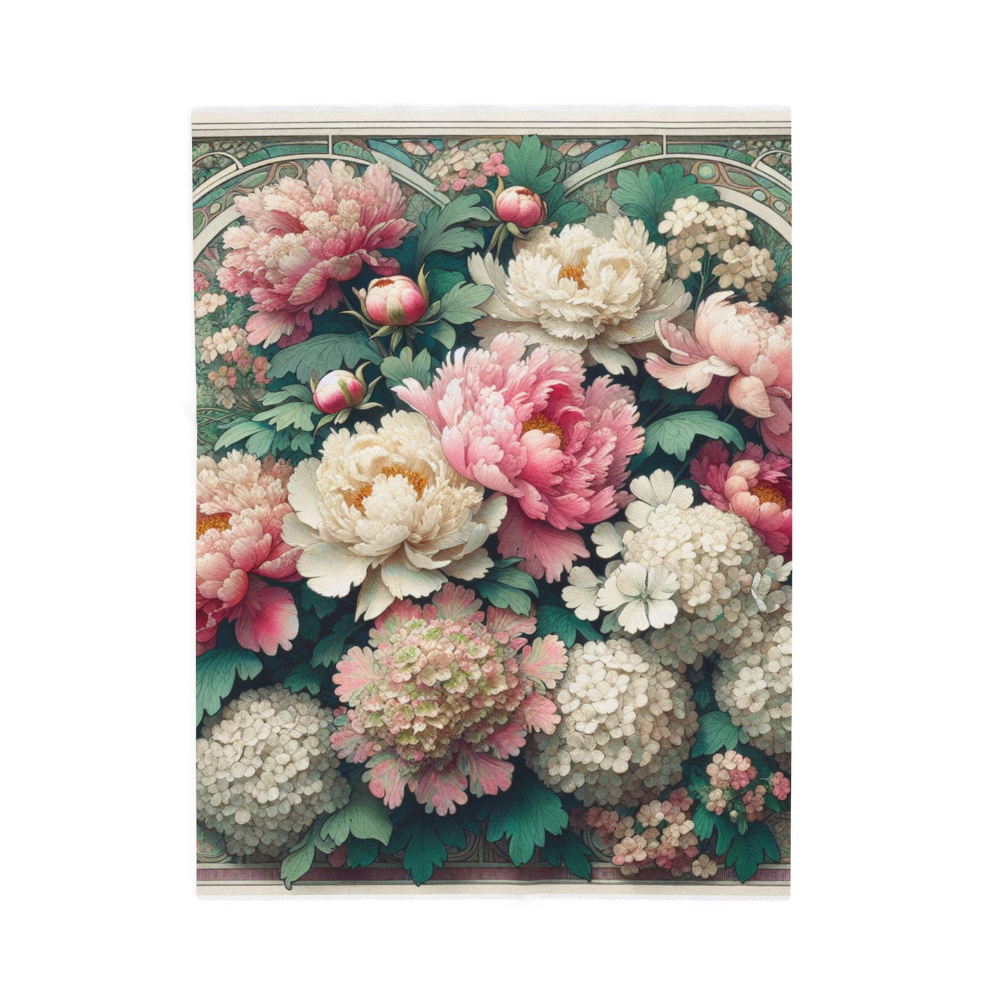 Botanical Opulence- Plush Blanket