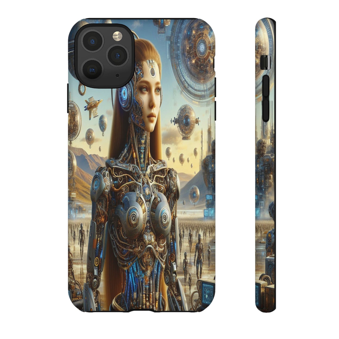 Futuristic Realm of Technology - Phone Case