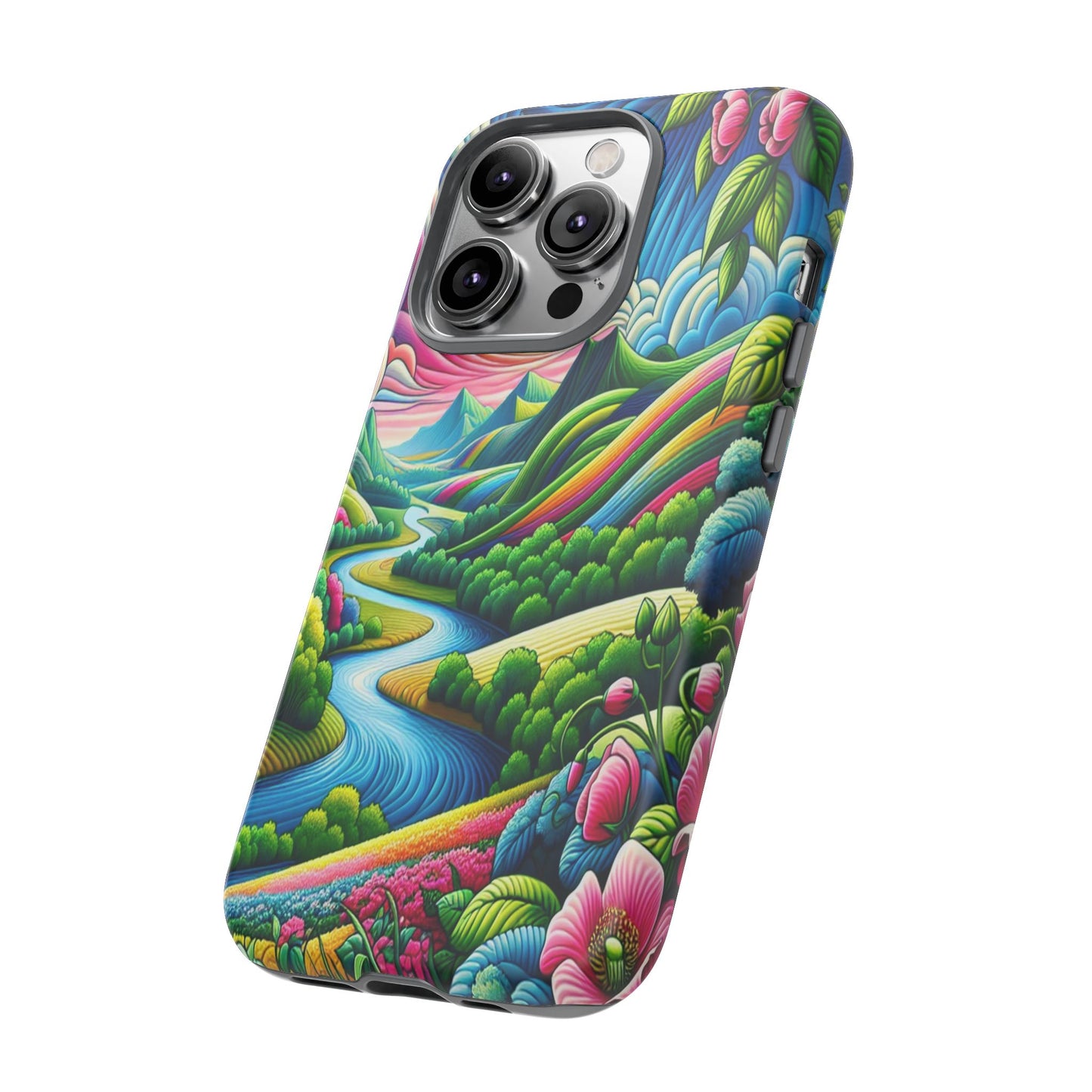 Colorful Landscape Fantasy - Phone Case