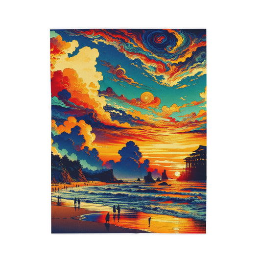 Radiant Harbor Retreat - Plush Blanket