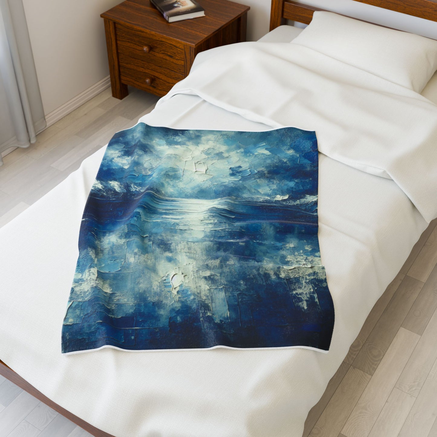 Whispers of the Horizon - Plush Blanket