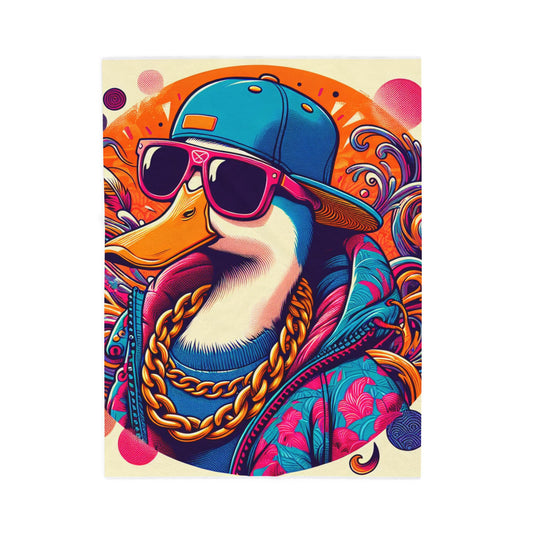 Duck in Style - Plush Blanket