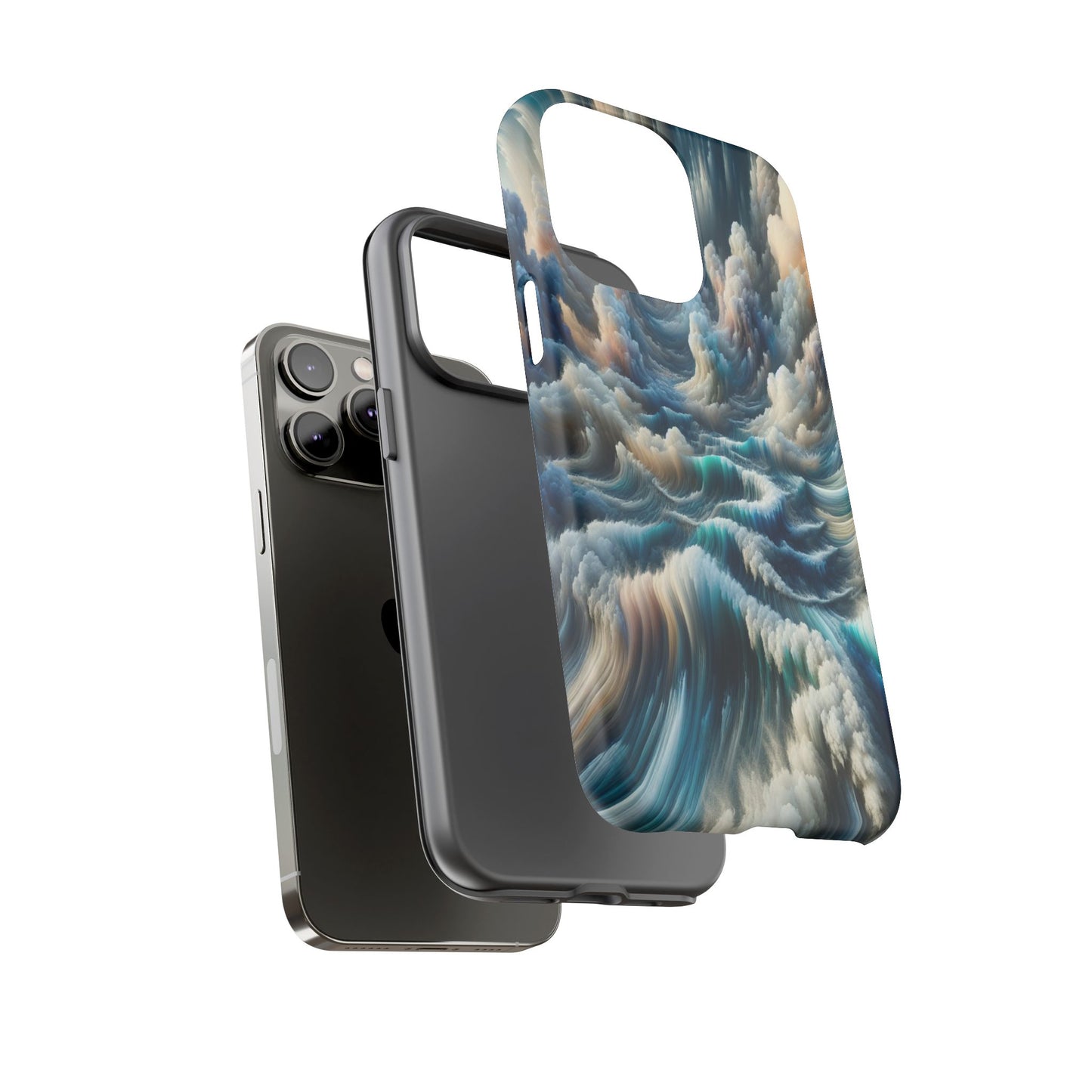 Waves of Clouded Light - Phone Case