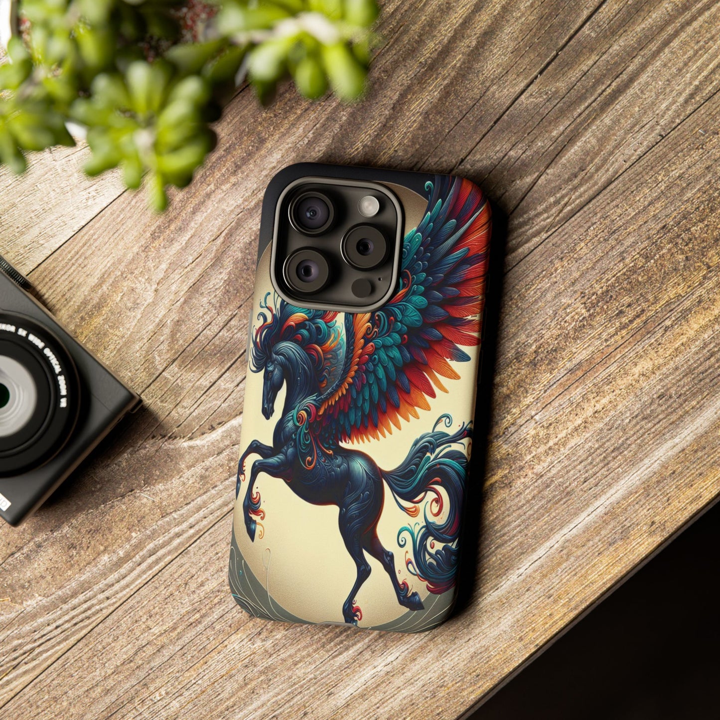 Winged Fantasy in Motion - Phone Case