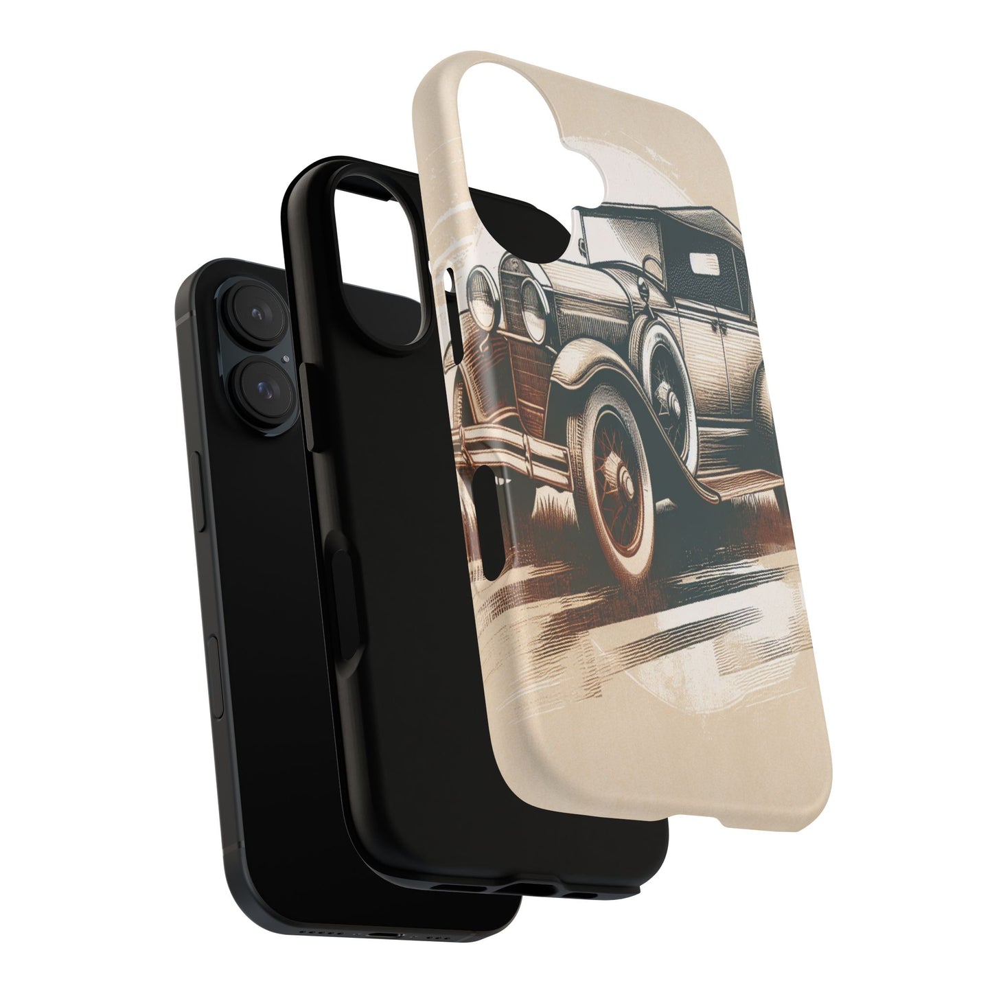Vintage Wheels in Motion - Phone Case