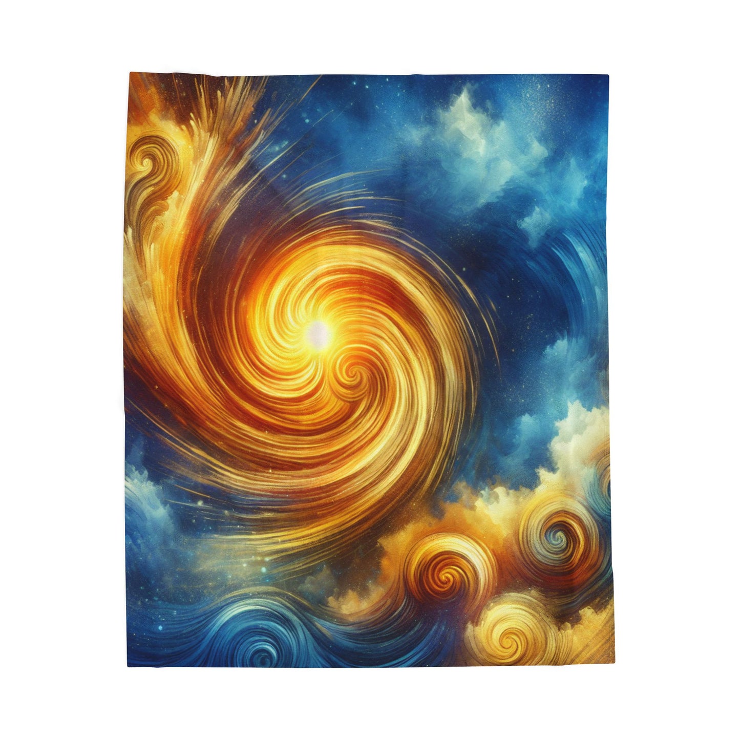 Swirling Cosmic Energies - Plush Blanket