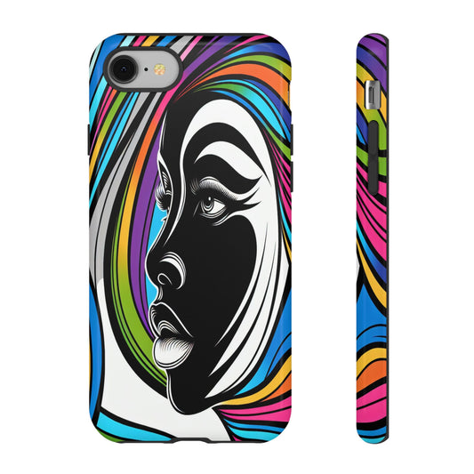 Colorful Portrait Fusion - Phone Case