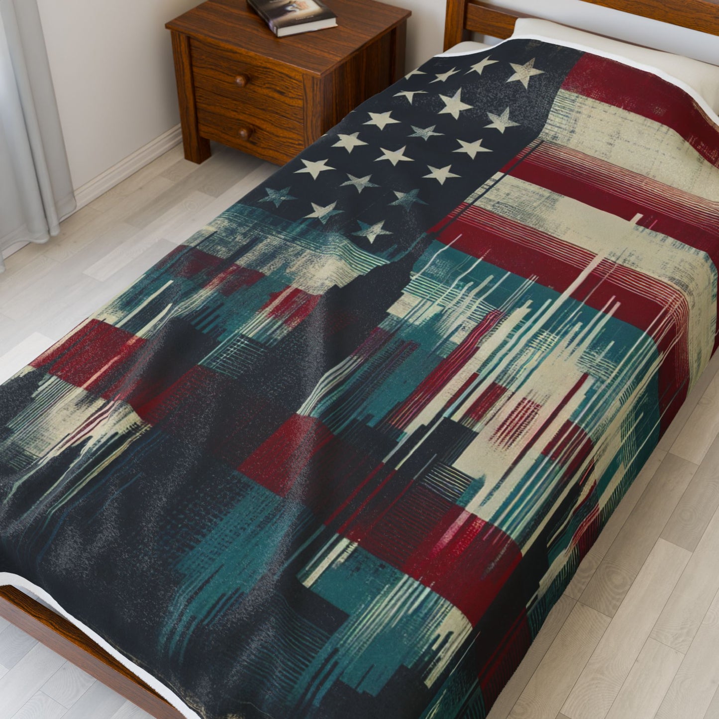 American Pulse- Plush Blanket
