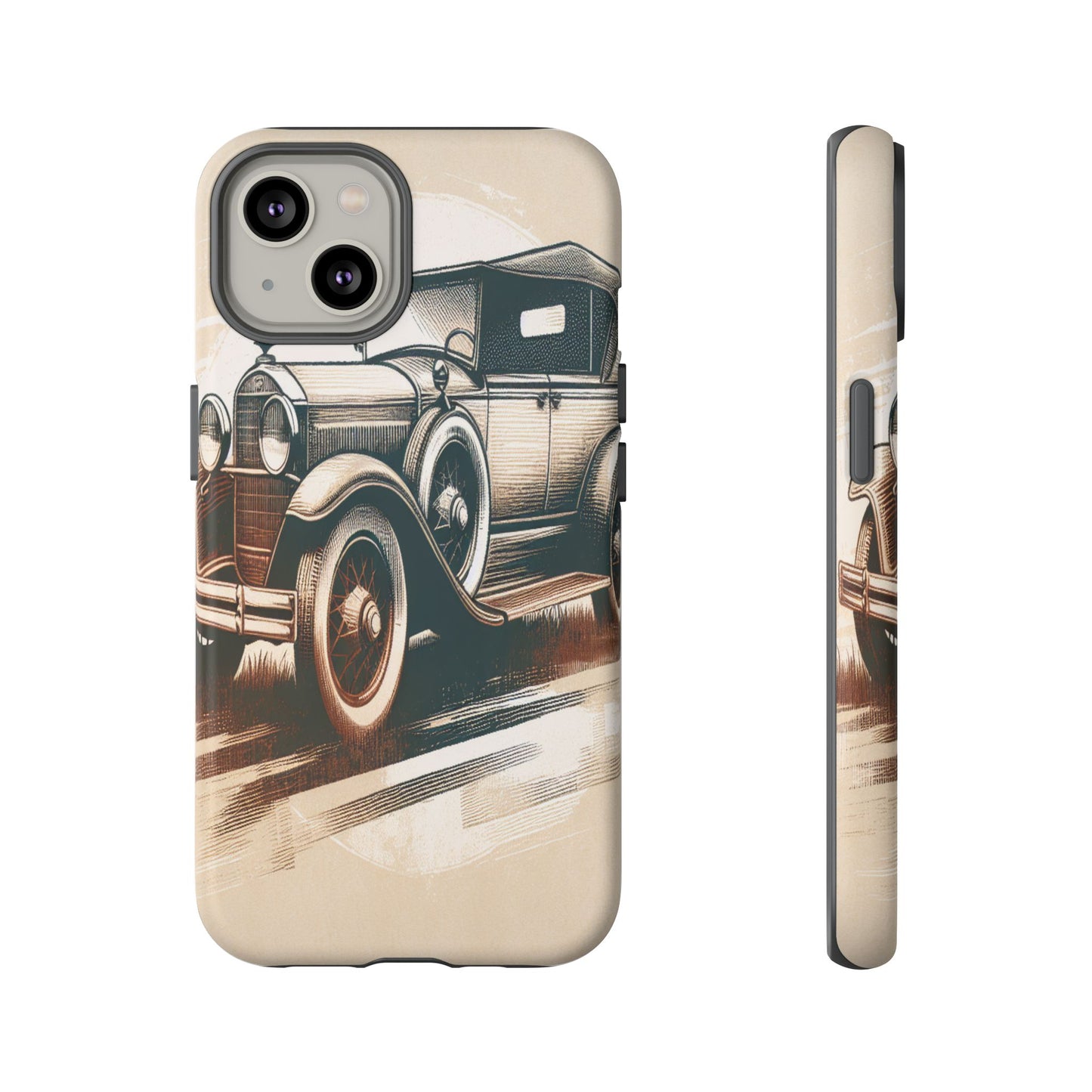 Vintage Wheels in Motion - Phone Case