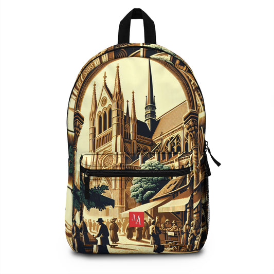 Historical Market Scene- Backpack