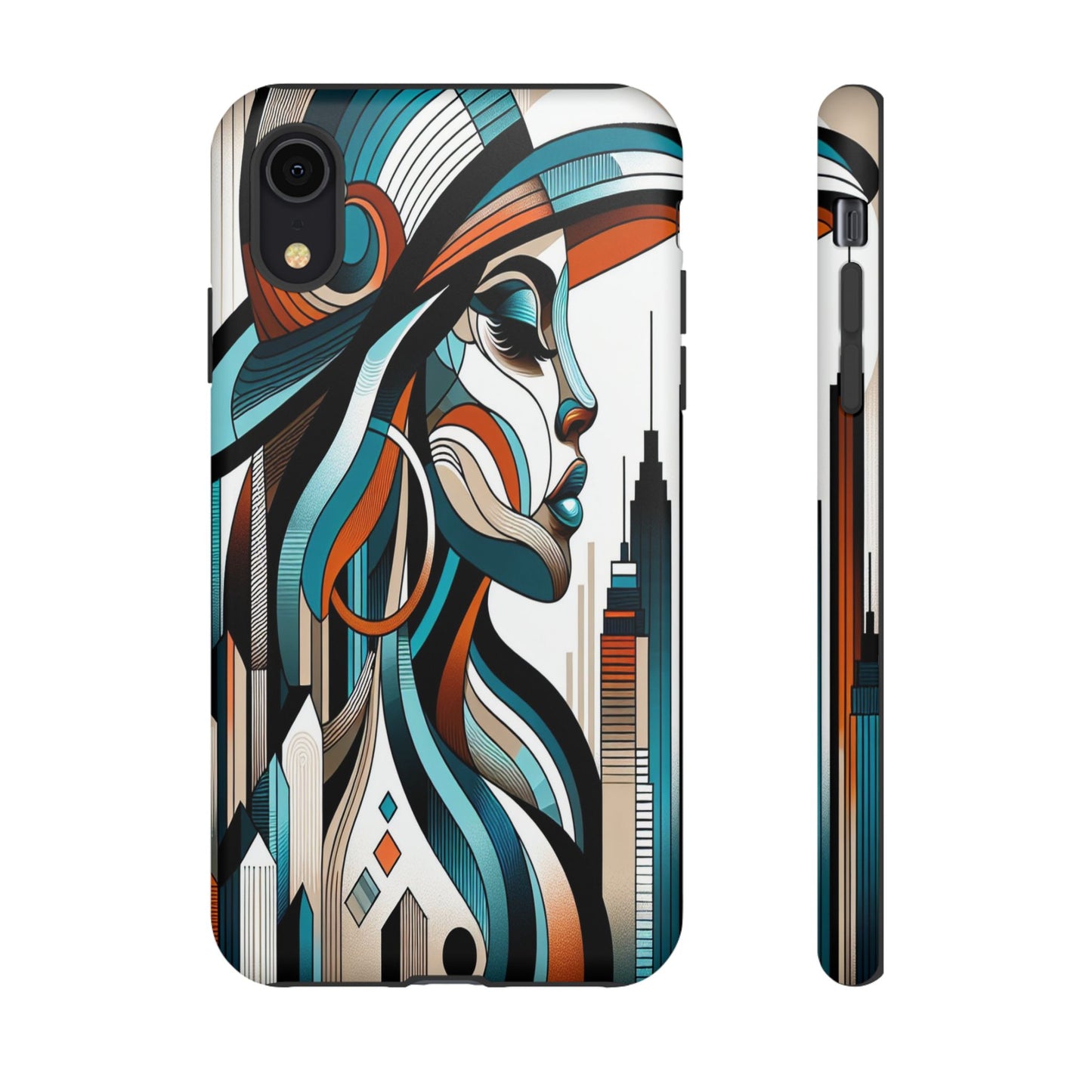 Custom ProtectiveCity Muse in Abstract LinesIphone Case Compatible With Iphone 16 15 14 - Phone Cover