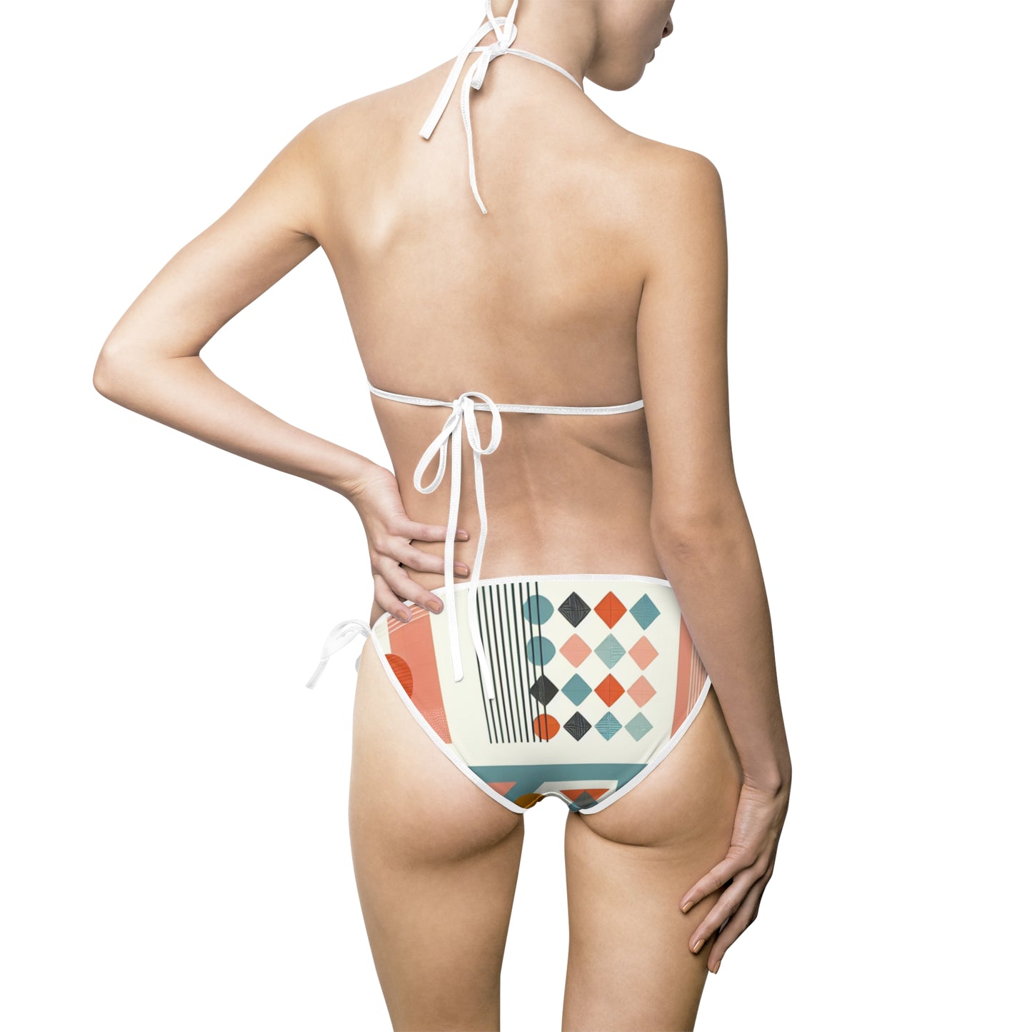 Women's Geometric Fusion Bikini Swimsuit