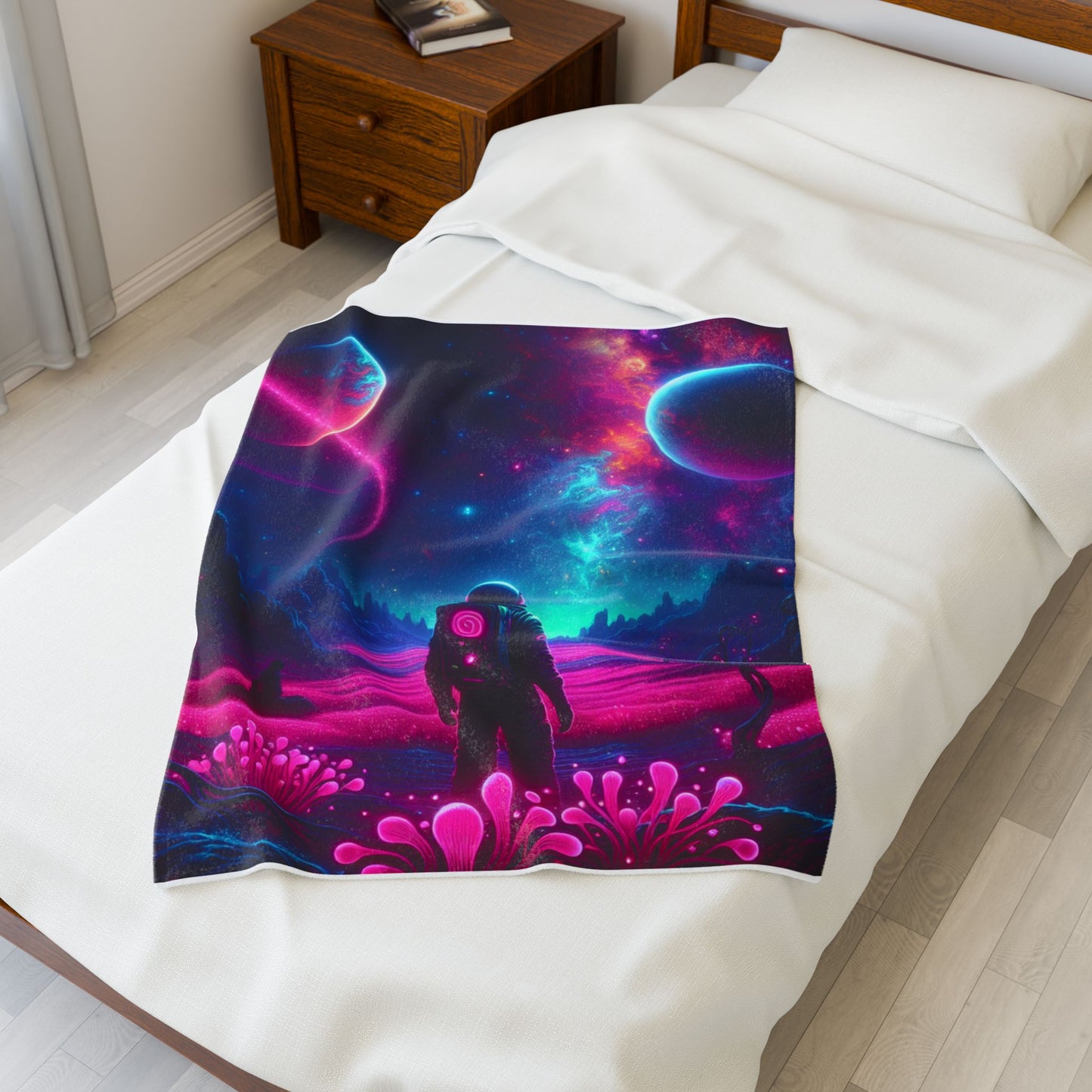 Exploration Beyond Boundaries - Plush Blanket